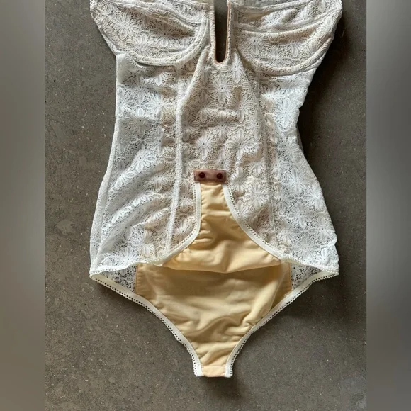 FOR LOVE AND LEMONS Everlasting Bustier Bodysuit Sz S - Picture 5 of 6